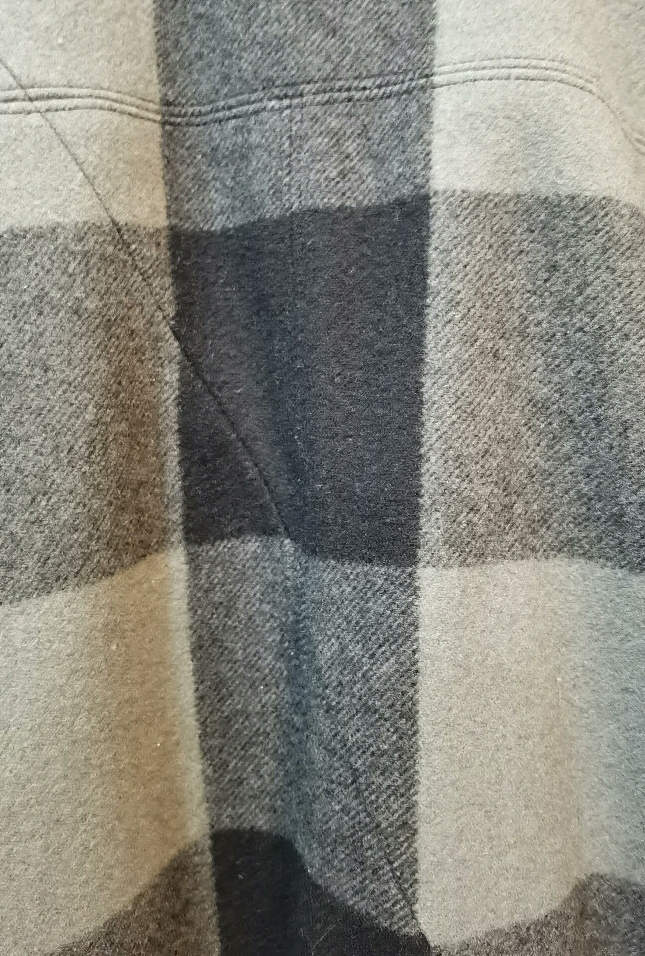 plaid wool coat from undercoverism