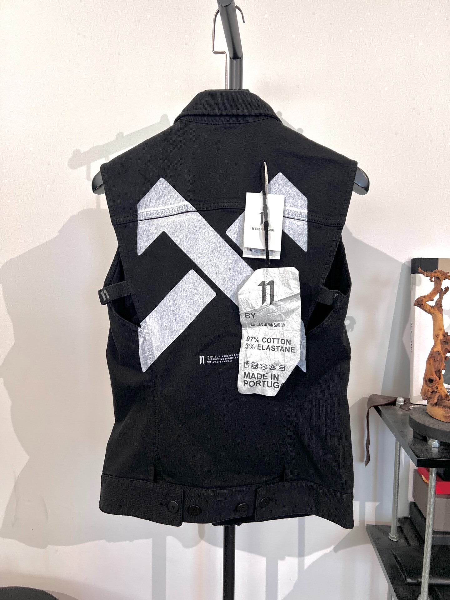 Boris Bidjan Saberi 11by BBS V3 Denim Hunting Vest