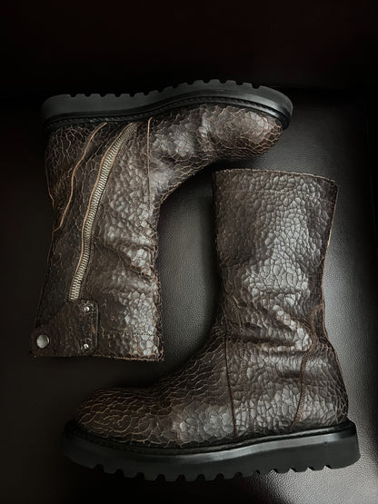 Rick Owens High-Top Military Boots
