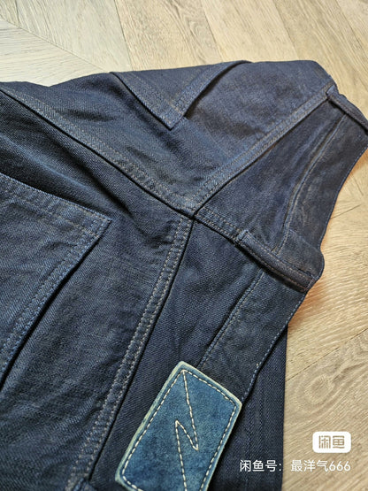 visvim indigo double dye denim pants