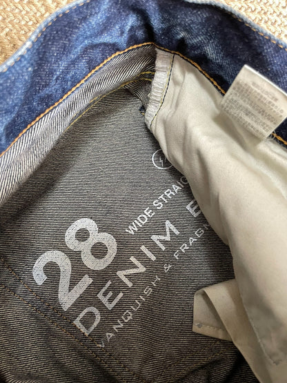 denim by vanquish fragment distressed denim pants