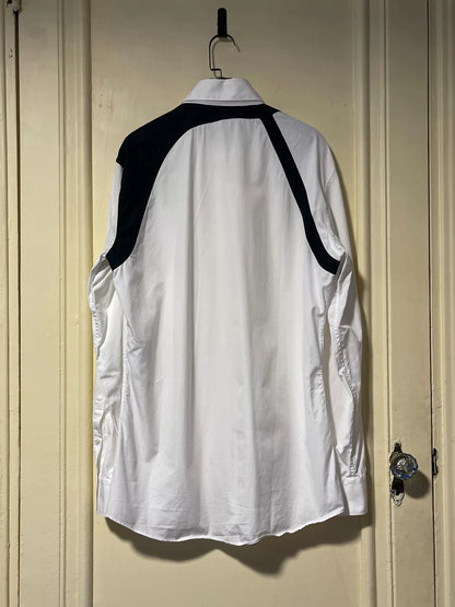 alexander mcqueen men's harness shirt