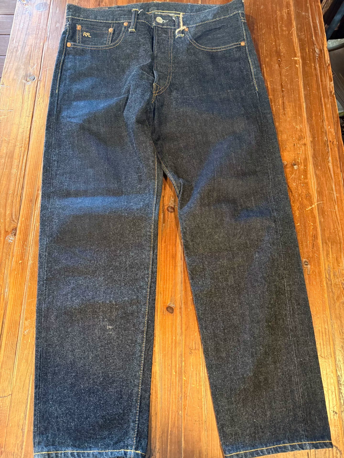 RRL Limited Jeans 31x28 Made USA