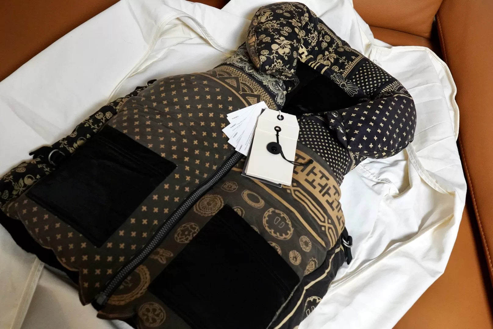 VISVIM P.F.D Down Vest Silk Bandana