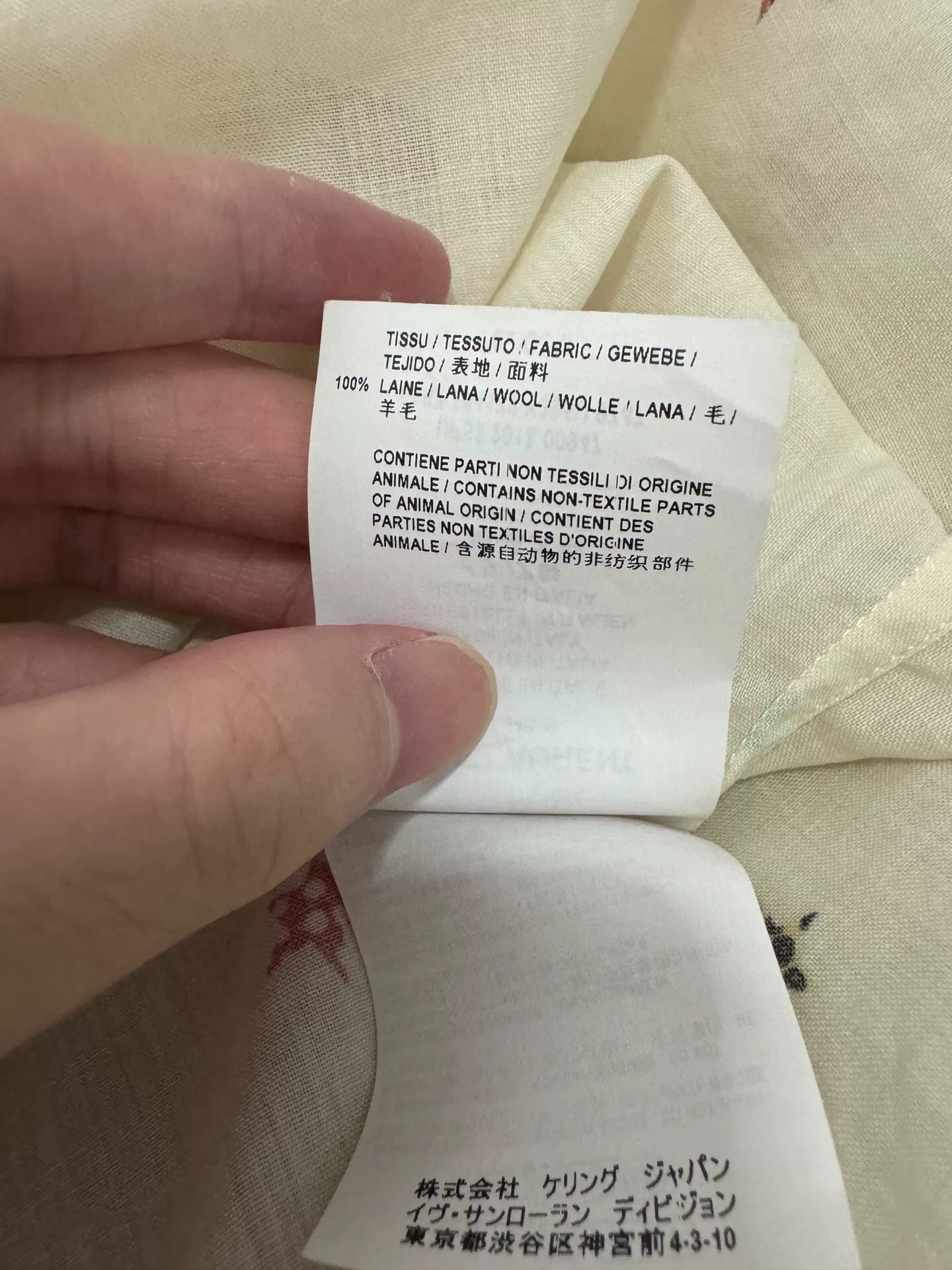 Saint Laurent Multicolor Star Print Shirt