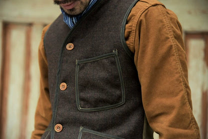 freewheelers boston wool vest