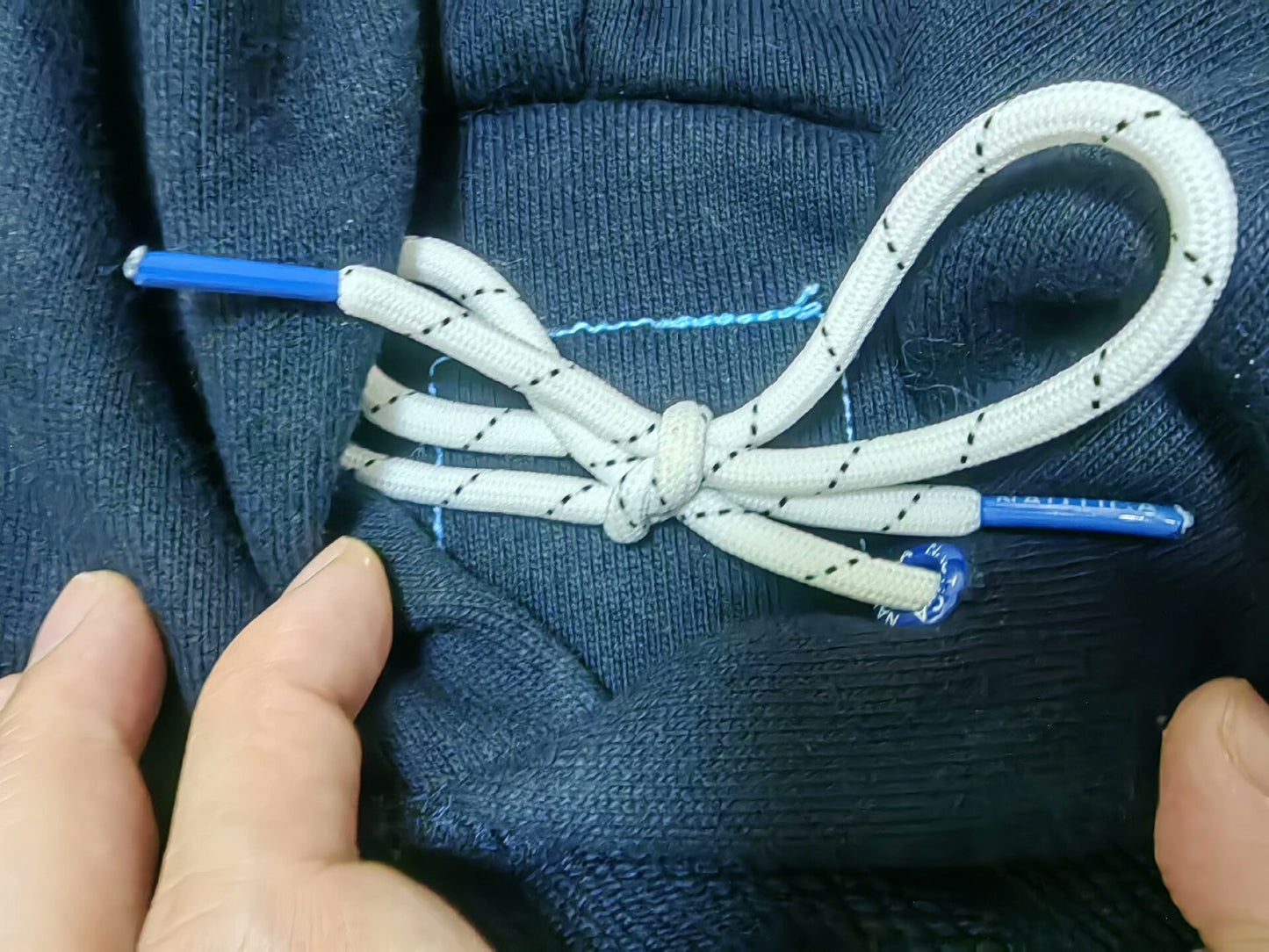 nautica oversized navy hoodie with graphic