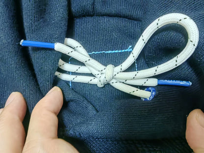 nautica oversized navy hoodie with graphic