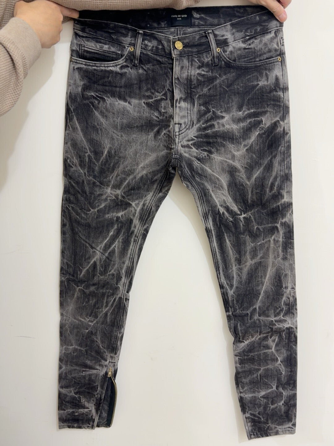 Fear of God Black Wave Denim Pants