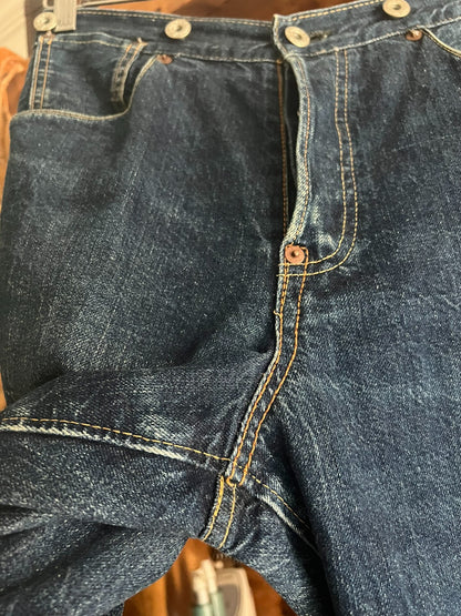 vintage sugar cane straight leg jeans