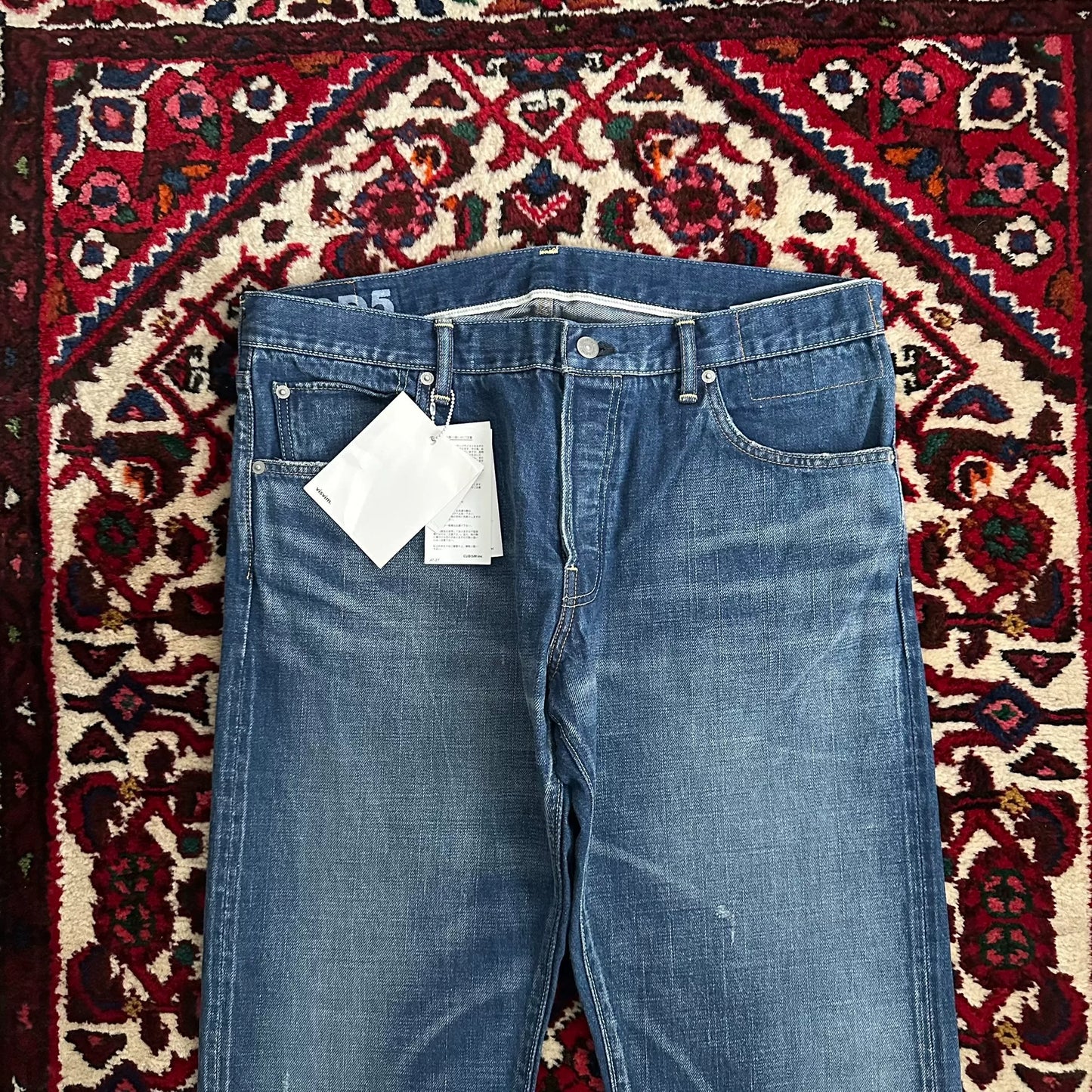 visvim wide wash denim pants w36l30