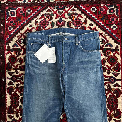 visvim wide wash denim pants w36l30