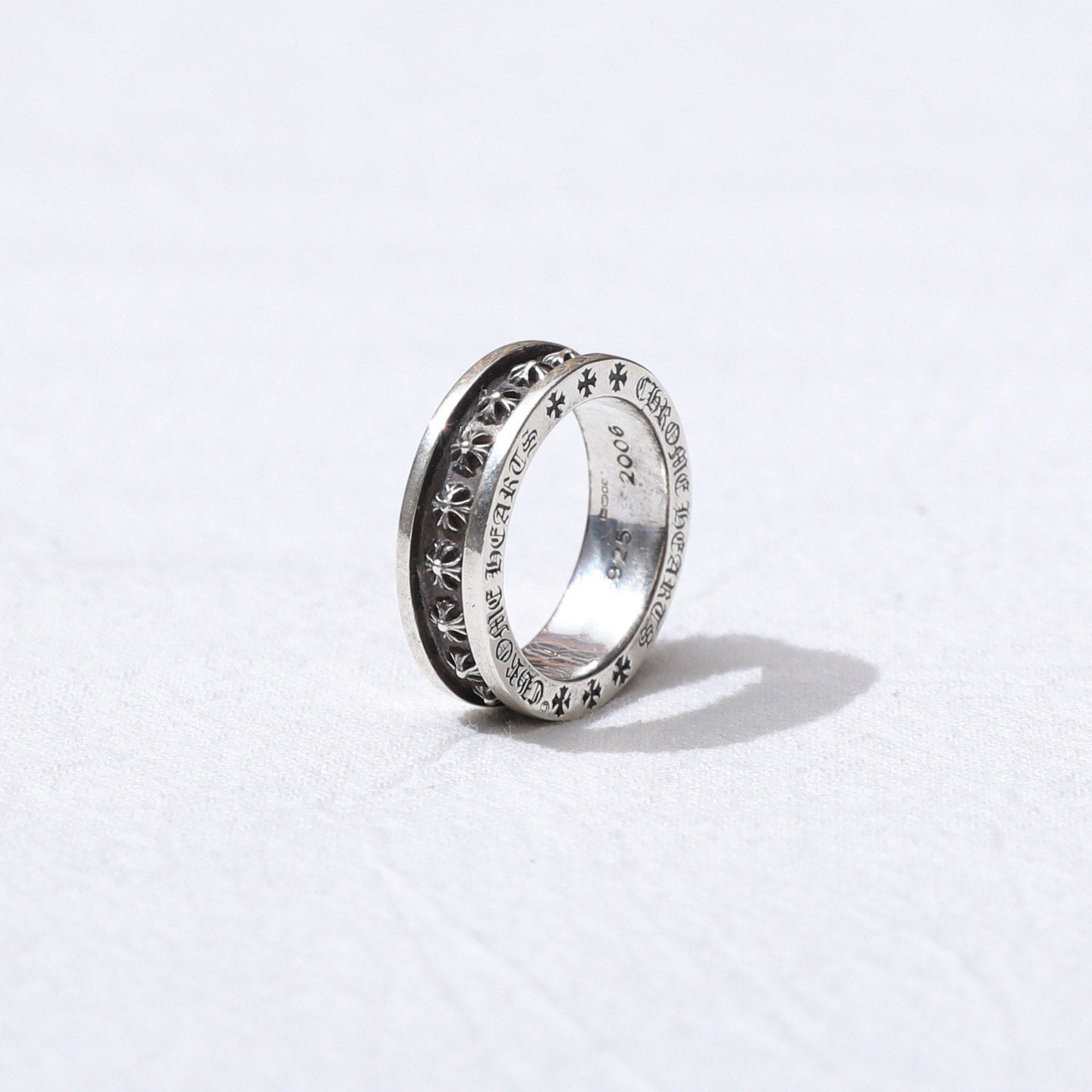 Chrome Hearts 925 Silver Mini Plus Ring