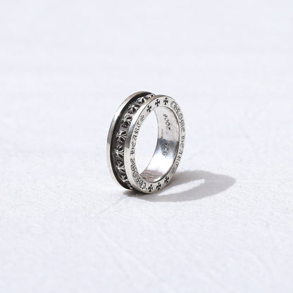 Chrome Hearts 925 Silver Mini Plus Ring