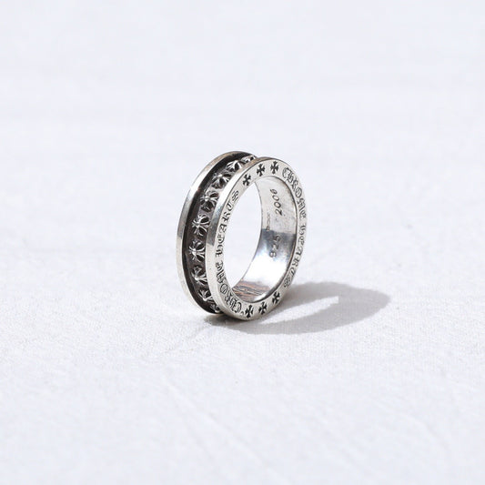 Chrome Hearts 925 Silver Mini Plus Ring