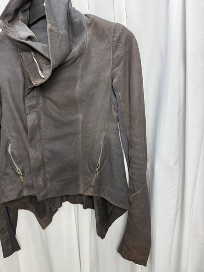 Rick Owens Distressed Sheepskin Jacket 40