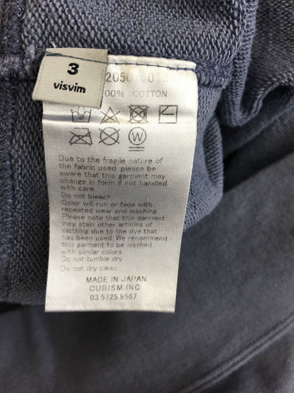 visvim 17aw jumbo hoodie in blue