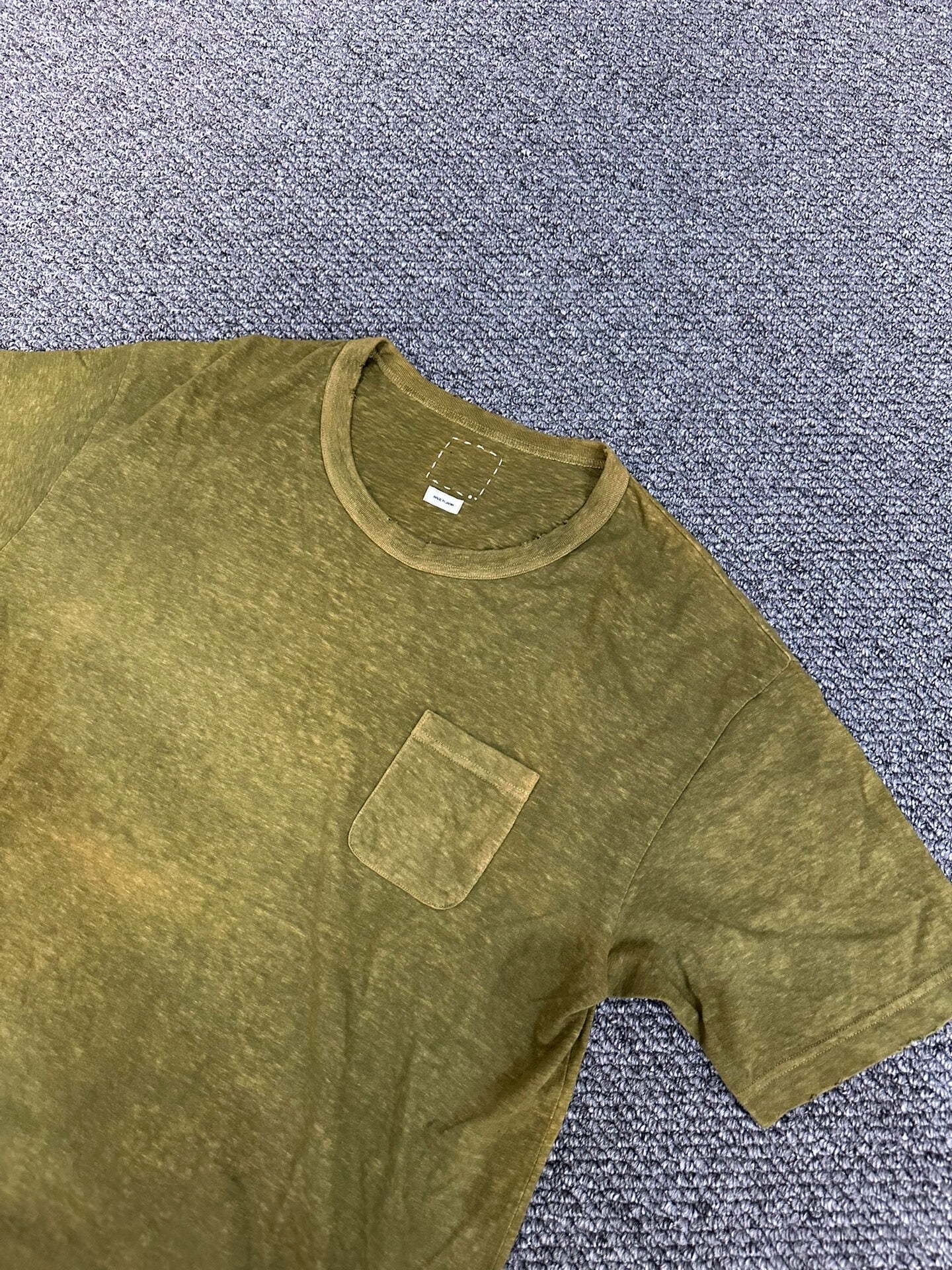 visvim tie-dye distressed tee