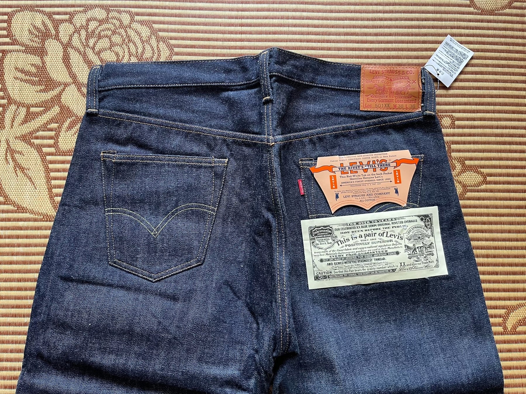 Levi's LVC 501XX 1947 W38