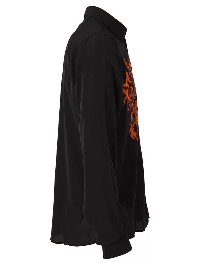 Givenchy Flame Black Shirt