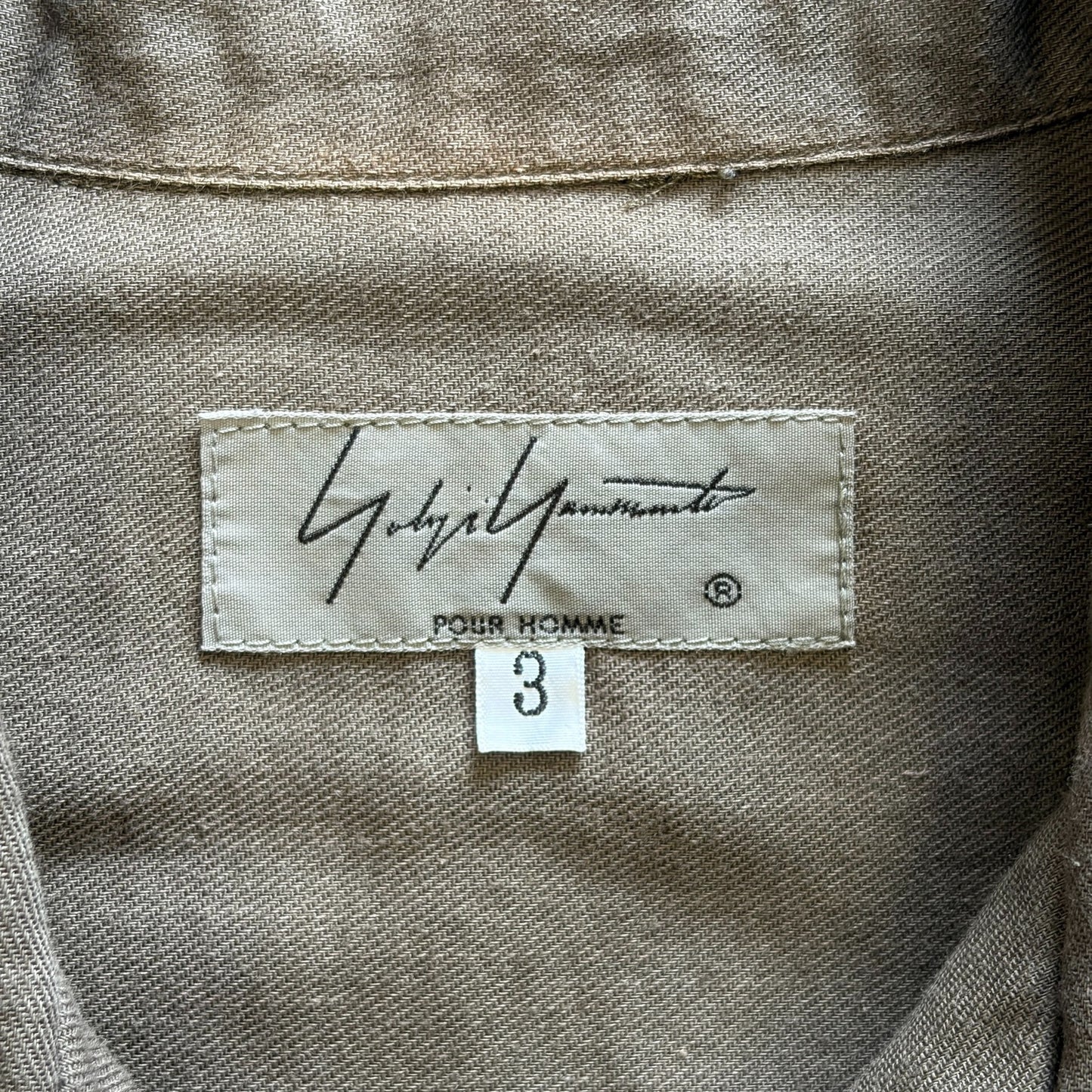 Yohji Yamamoto 18SS Double Pocket Shirt