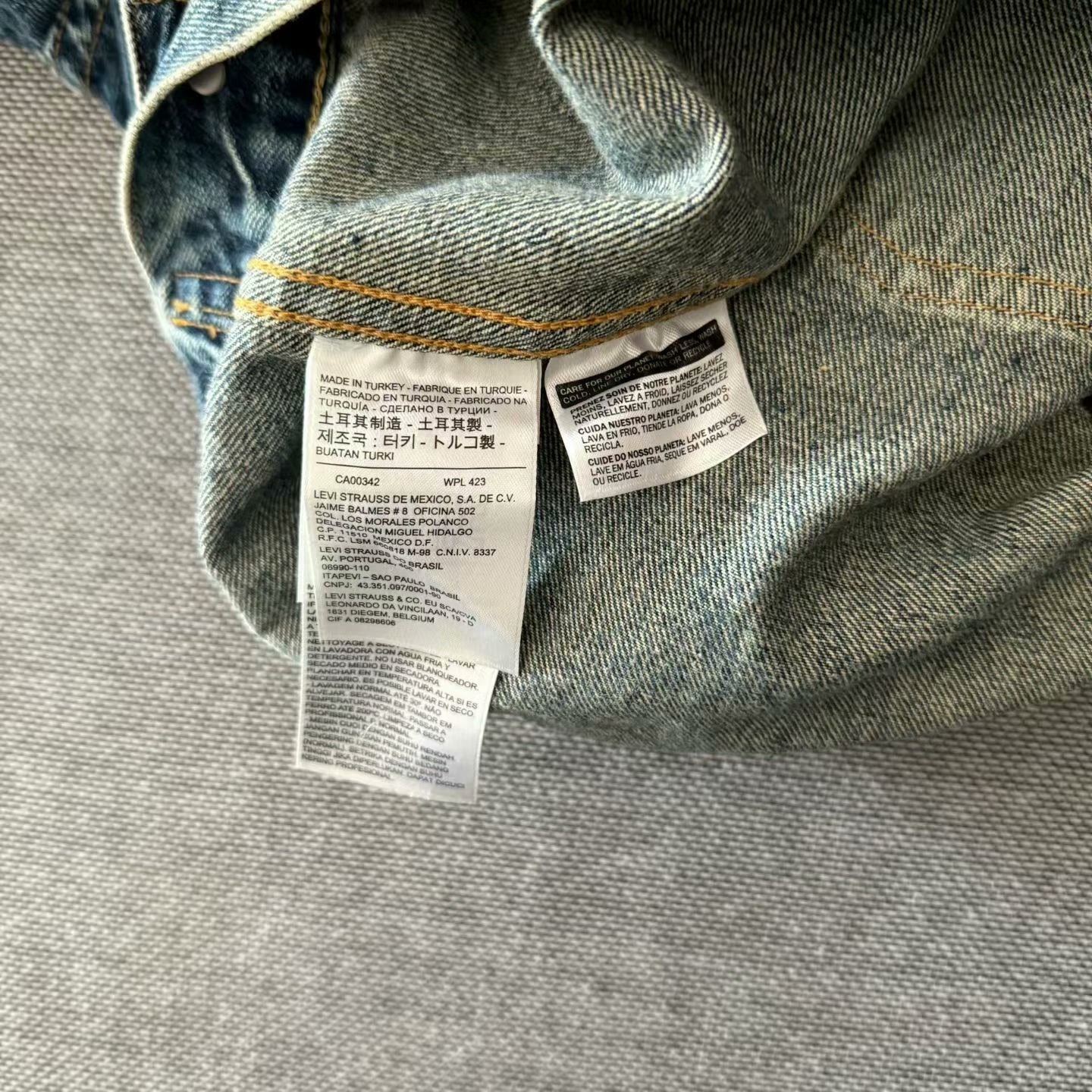 Levi's LVC 507XX Washed Denim Jacket