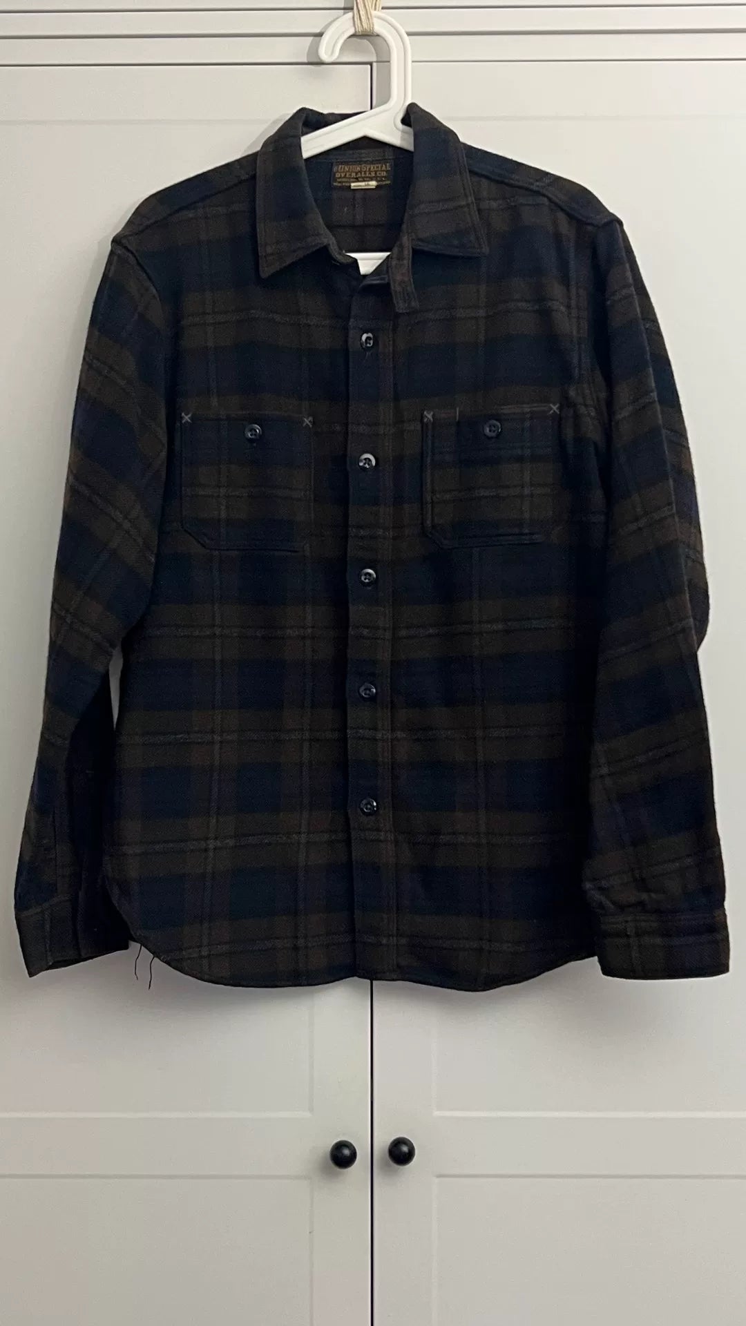 Freewheelers Wool Plaid Shirt 16 Size