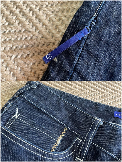 Vanquish & Fragment Gold Lightning Denim
