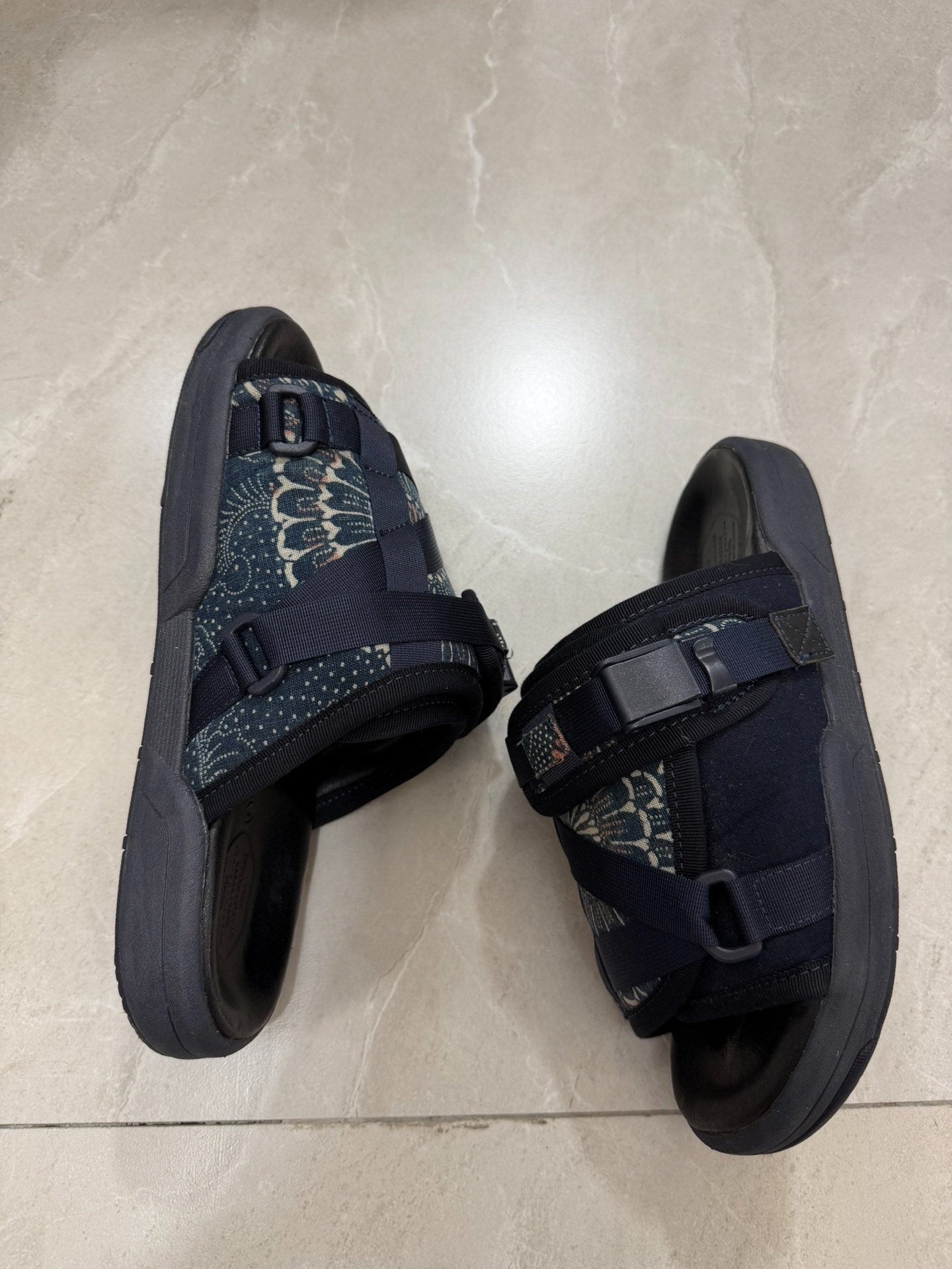 visvim christo indigo vibram sandals