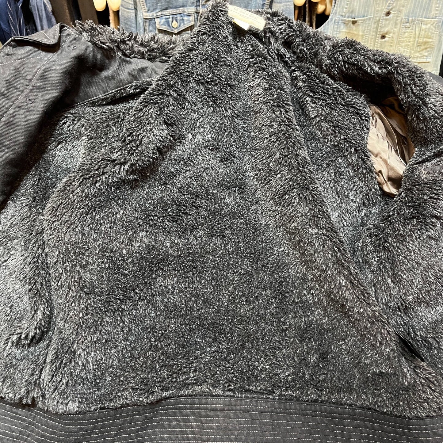 RRL Faux Fur Jacket for Autumn Winter