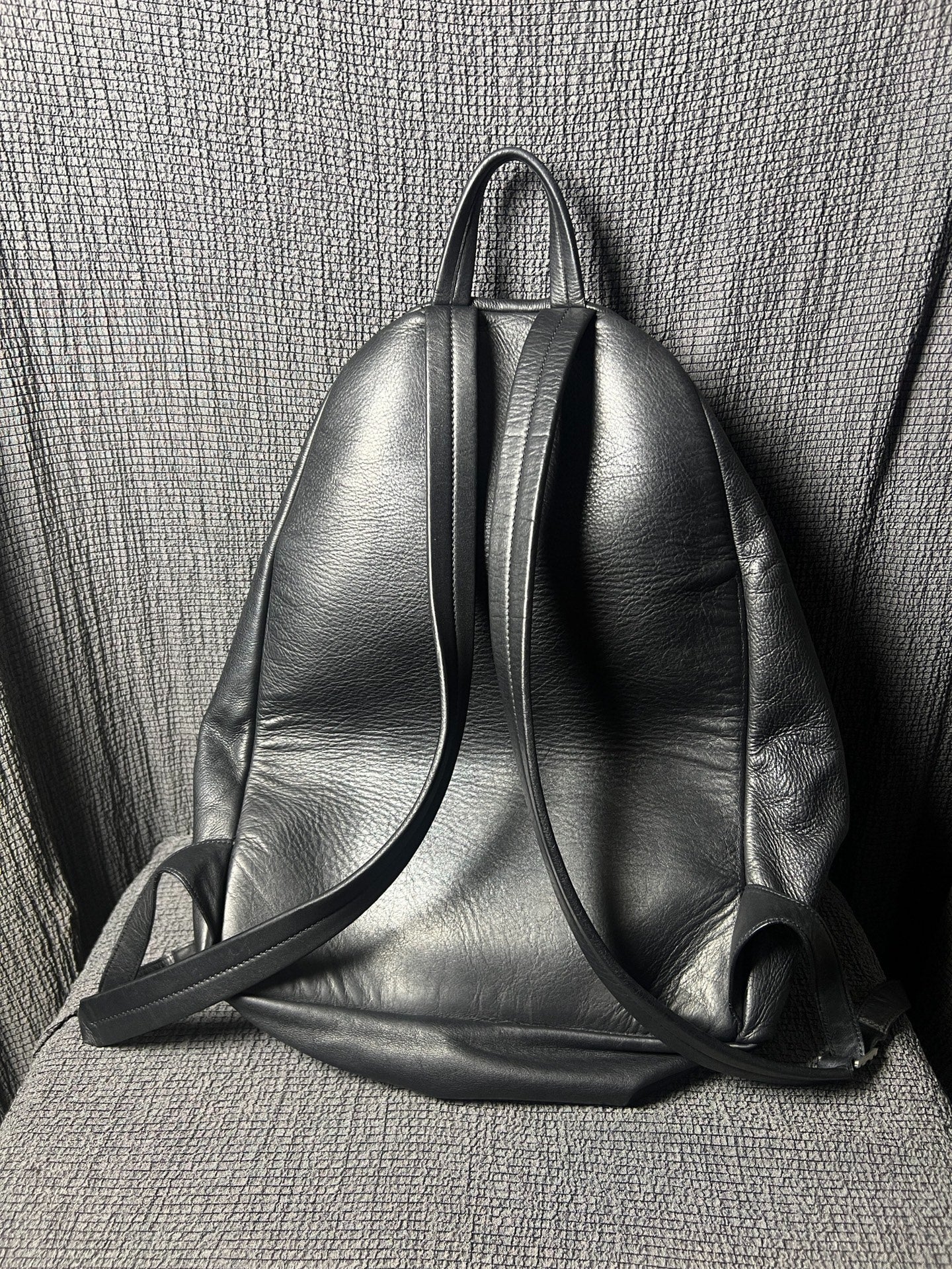 Rick Owens 18ss Pebbled Leather Backpack