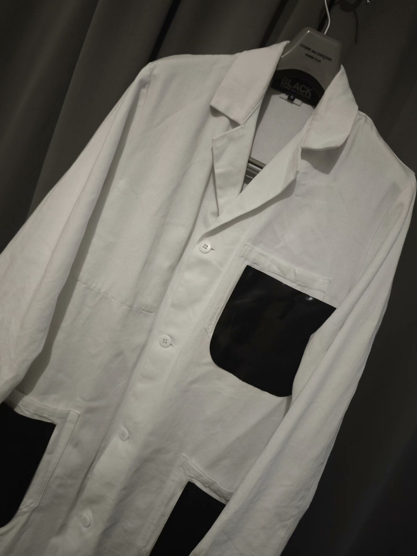 Comme des Garçons CDG Patchwork Mid-Length Trench