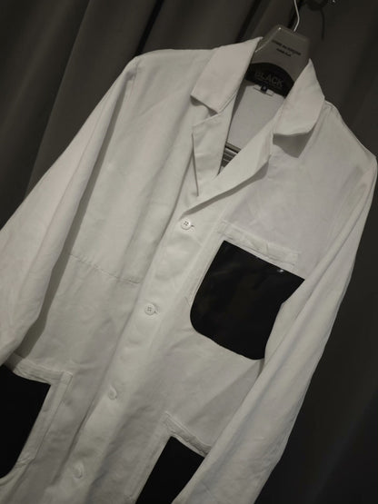 Comme des Garçons CDG Patchwork Mid-Length Trench