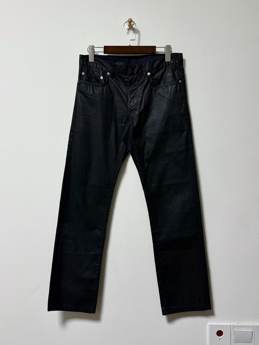 Dior Homme Coated Denim Pants for Spring