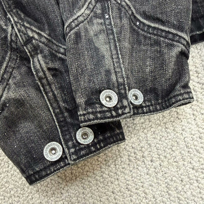 neighborhood scc coverall black denim jacket