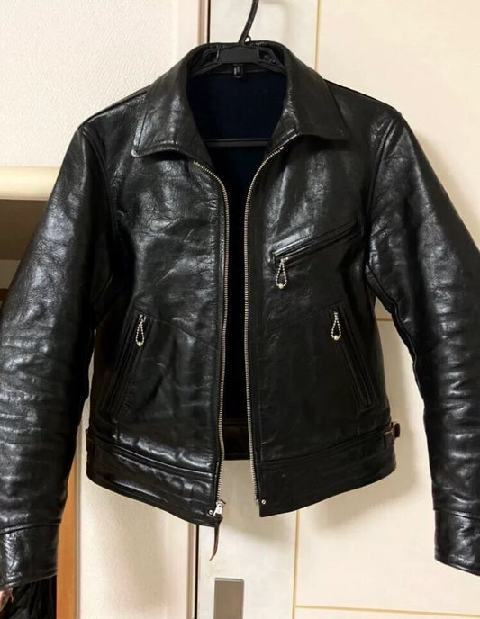 Freewheelers Black Leather Jacket