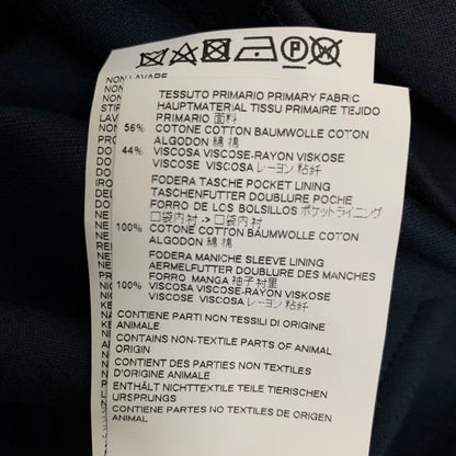 Maison Margiela Navy Drawstring Trench Coat