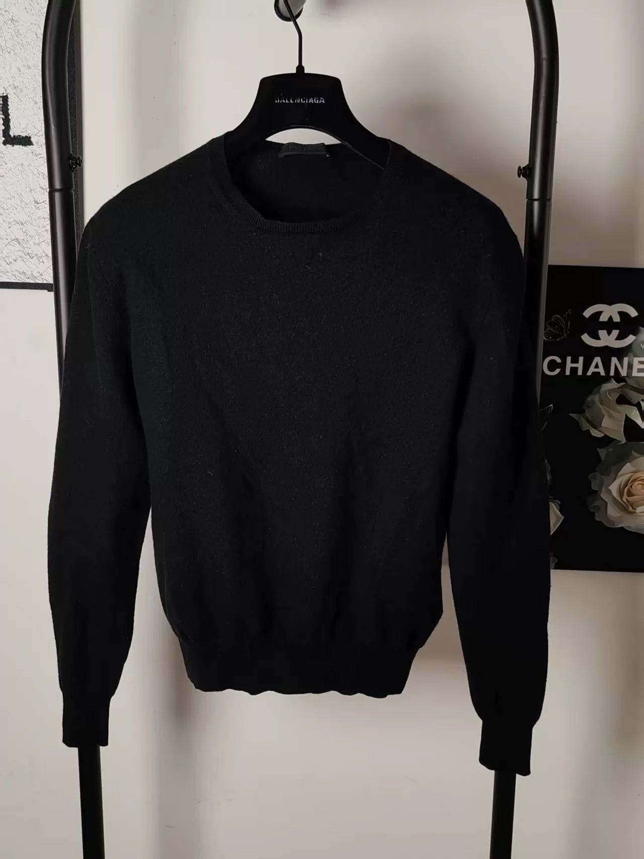 Prada Black Knit Sweater Genuine Item
