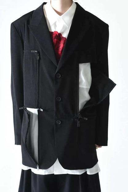 Yohji Yamamoto Zipper Deconstructed Jacket