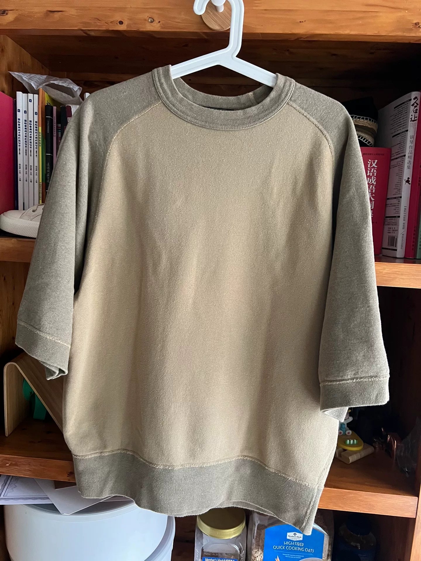 Nigel Cabourn Vintage Three-Quarter Sleeve Sweatshirt
