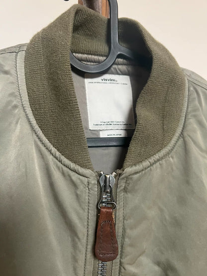 VISVIM 16AW Olive Green MA1 Jacket