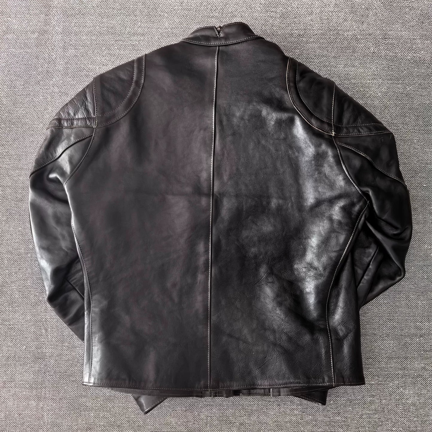 Toys McCoy Black Leather Racing Jacket