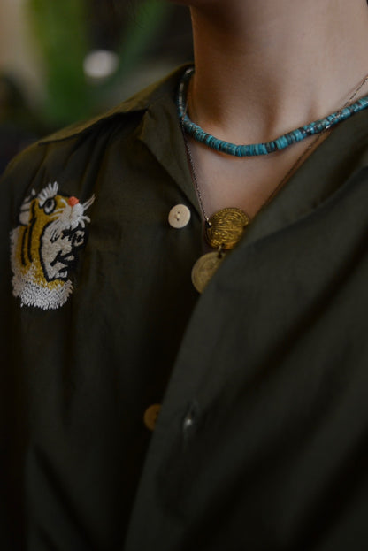 Studio D'artisan Embroidered Short-Sleeve Shirt