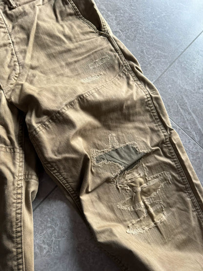 RRL Herringbone Patchwork Cargo Pants