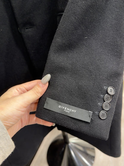 Givenchy Black Mid-Length Coat