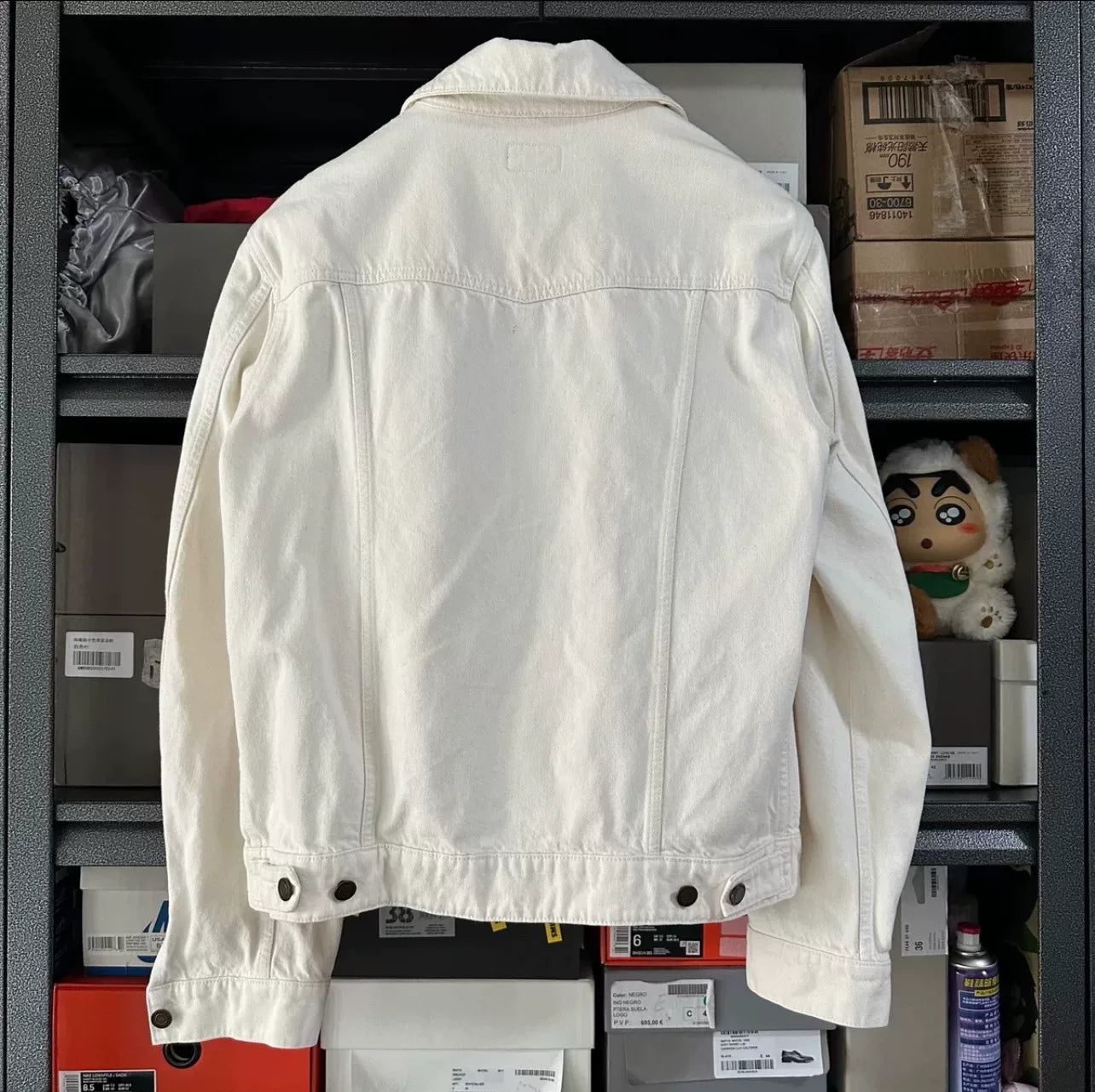 Saint Laurent SS22 White Denim Jacket Men
