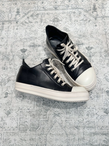 Rick Owens Main Line Leather Low-Top