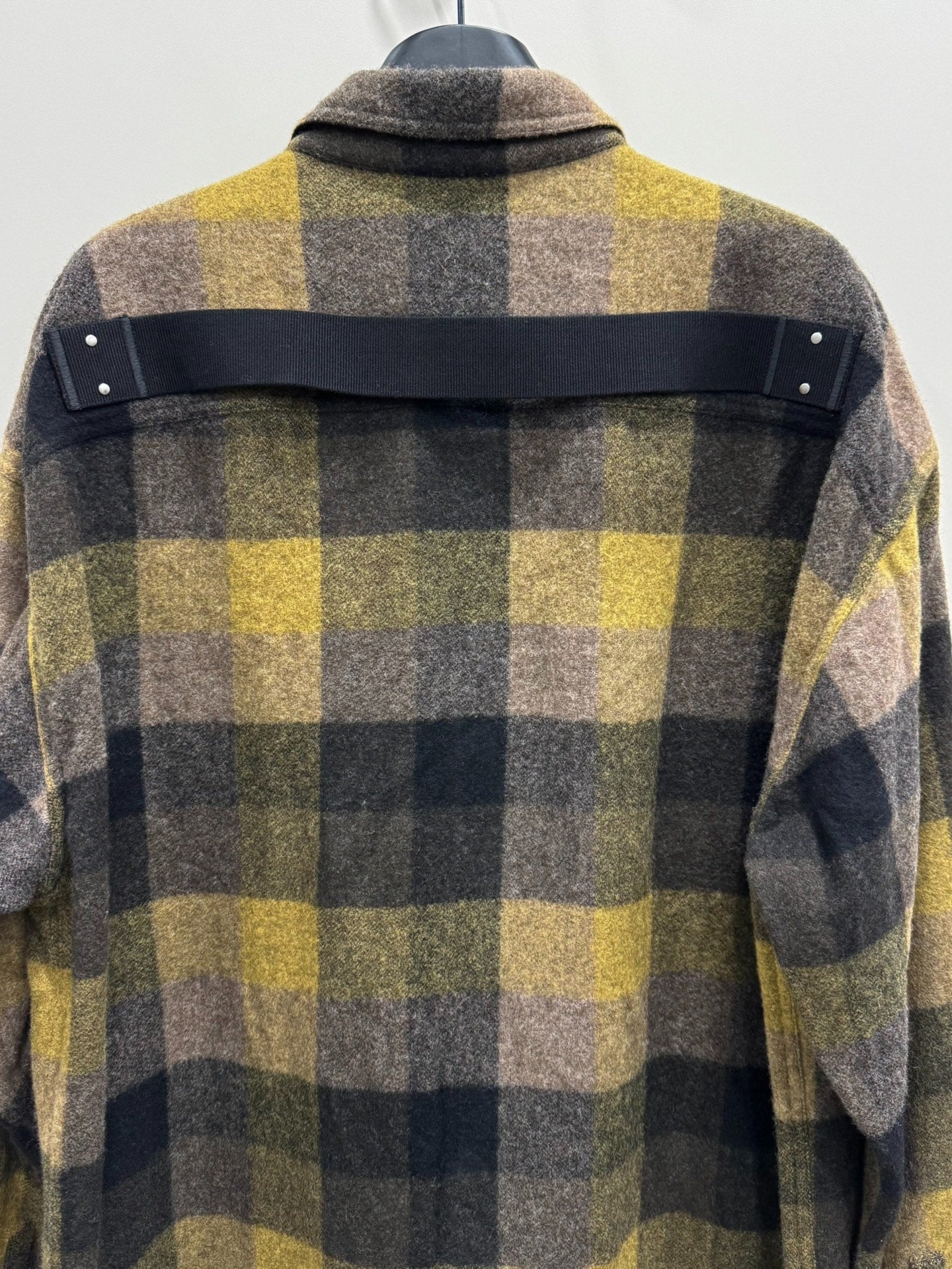 Rick Owens Cashmere Plaid Shirt