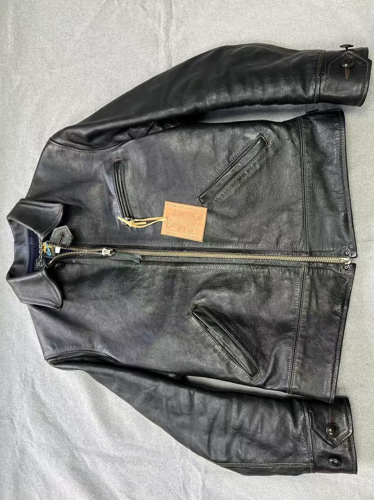 vintage California Bear Leather Jacket
