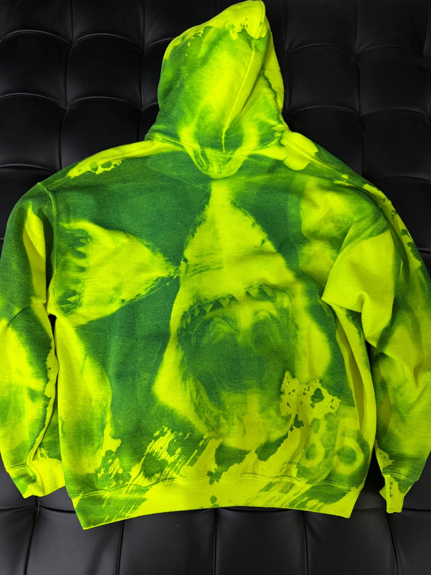 85NYC Shark Graffiti Hoodie